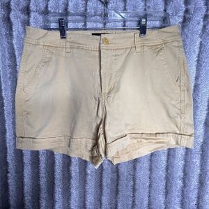 Liverpool Chino Shorts Mid Rise Women's Size‎ 12 Yellow
